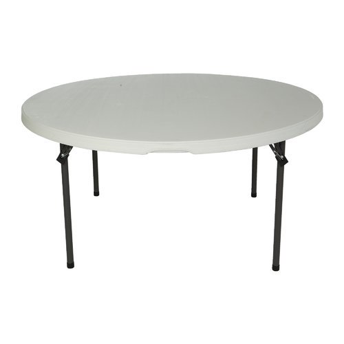 60 inch round table 5-foot plastic resin round table