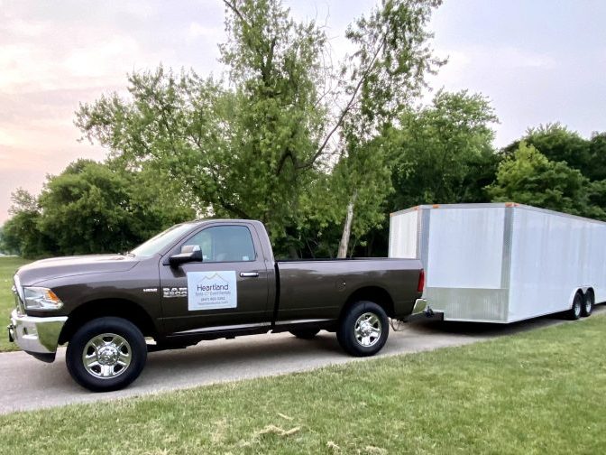 Heartland Tents truck and trailer Heartland Tents truck and trailer