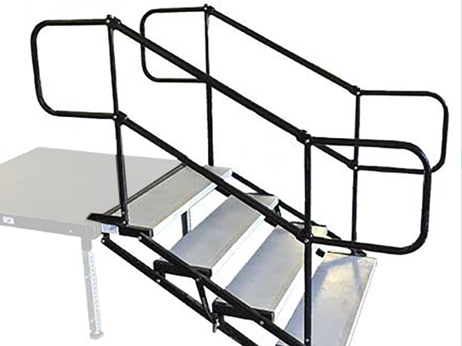 stairs Sample of adjustable stage stairs